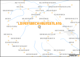 map of Loipersbach im Burgenland