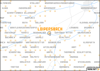 map of Loipersbach