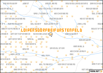 map of Loipersdorf bei Fürstenfeld