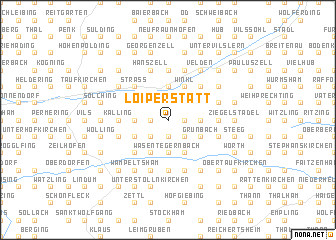 map of Loiperstätt