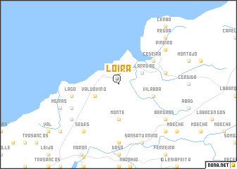 map of Loira