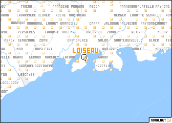 map of LʼOiseau