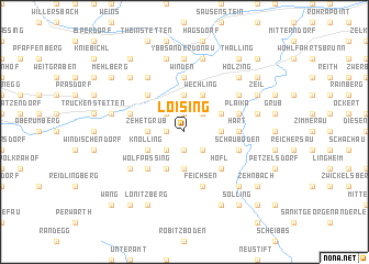 map of Loising