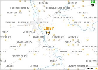 map of Loisy