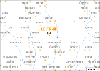 map of Loi Tawng