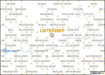 map of Loitendorf