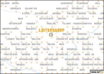 map of Loitersdorf