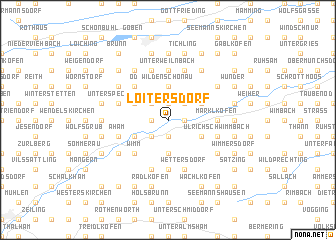 map of Loitersdorf