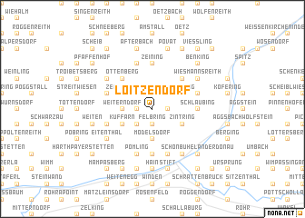 map of Loitzendorf