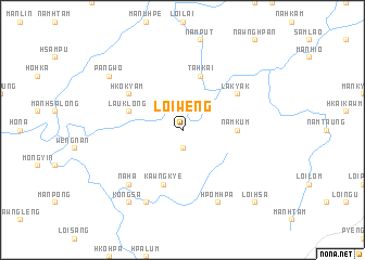 map of Loi-weng
