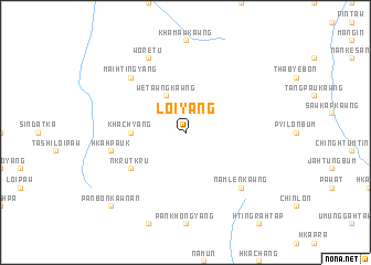 map of Loiyang