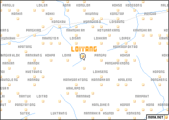 map of Loiyang