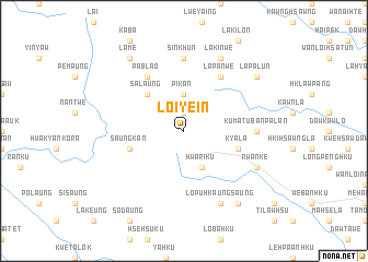 map of Loi-yein