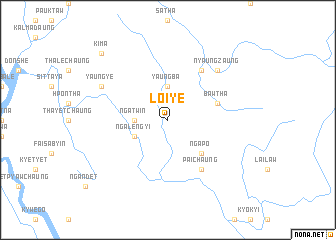 map of Loi-ye