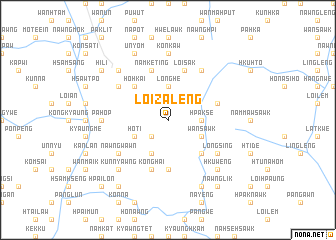 map of Loi-za-leng