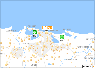 map of Loiza