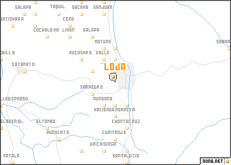 map of Loja