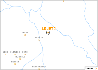map of Lojeta