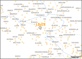 map of Lojze