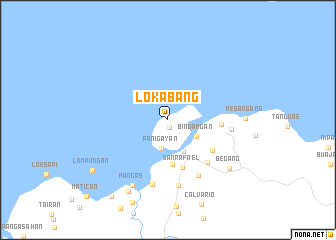 map of Lokabang