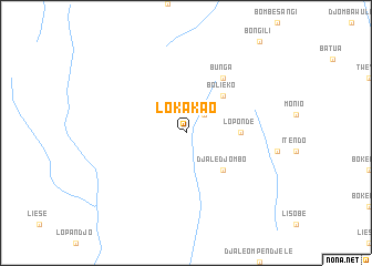 map of Lokakao