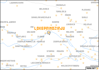 map of Loke pri Mozirju