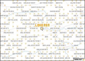 map of Lokeren