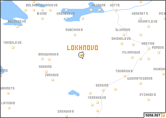 map of Lokhnovo
