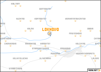 map of Lokhovo