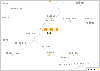 map of Lokhovo