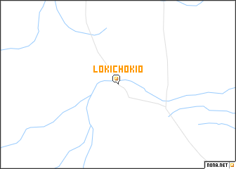 map of Lokichokio