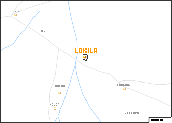 map of Lokila