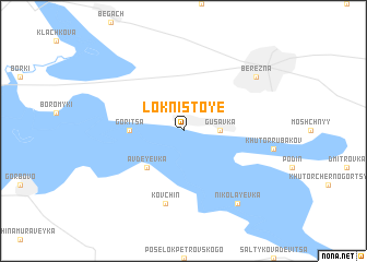 map of Loknistoye