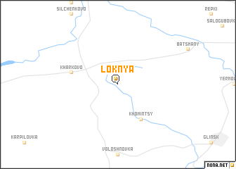 map of Loknya