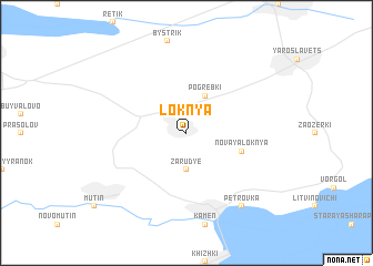 map of Loknya