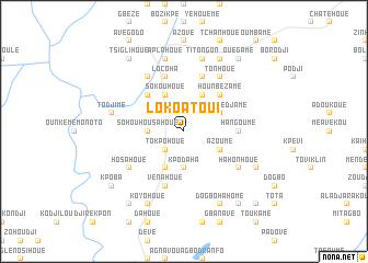 map of Loko-Atoui