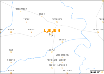 map of Lokodia