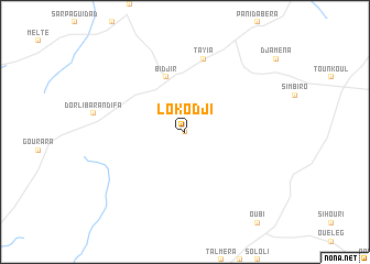 map of Lokodji