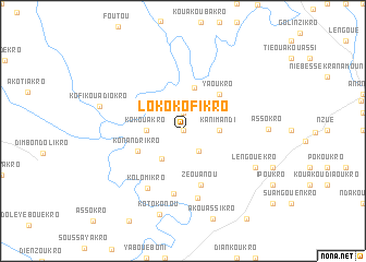 map of Lokokofikro