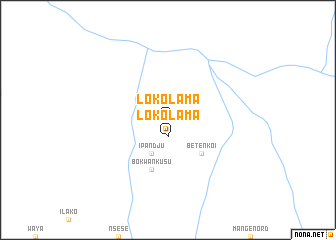 map of Lokolama