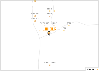 map of Lokola