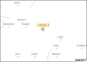 map of Lokole