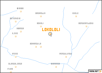 map of Lokololi