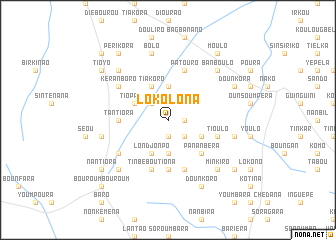 map of Lokolona