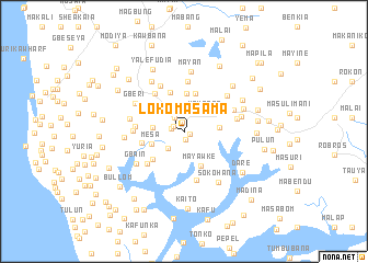 map of Lokomasama