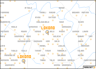 map of Lokono