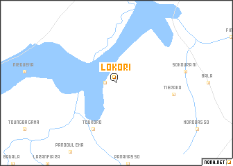 map of Lokori