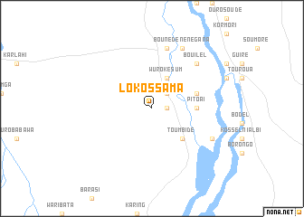 map of Lokossama