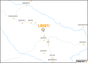 map of Lokoti