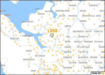 map of Loko